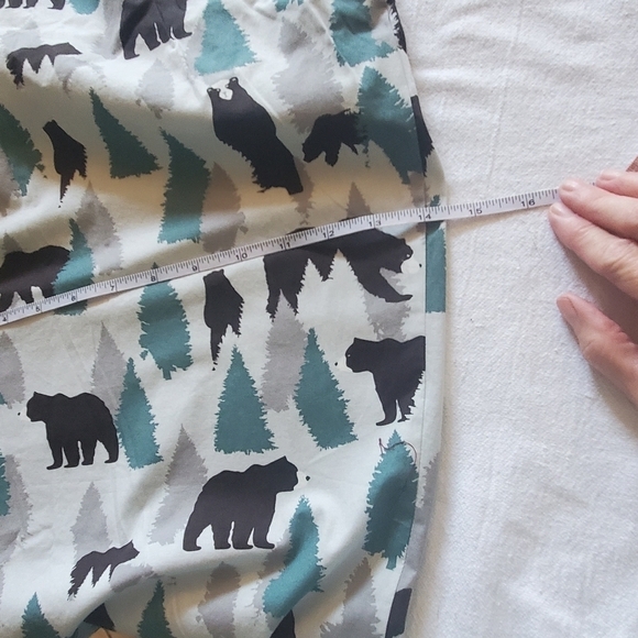 L.L. Bean Comfort Stretch Woven Sleep Pants Sz. XL Flint Bear NWT - Picture 13 of 13